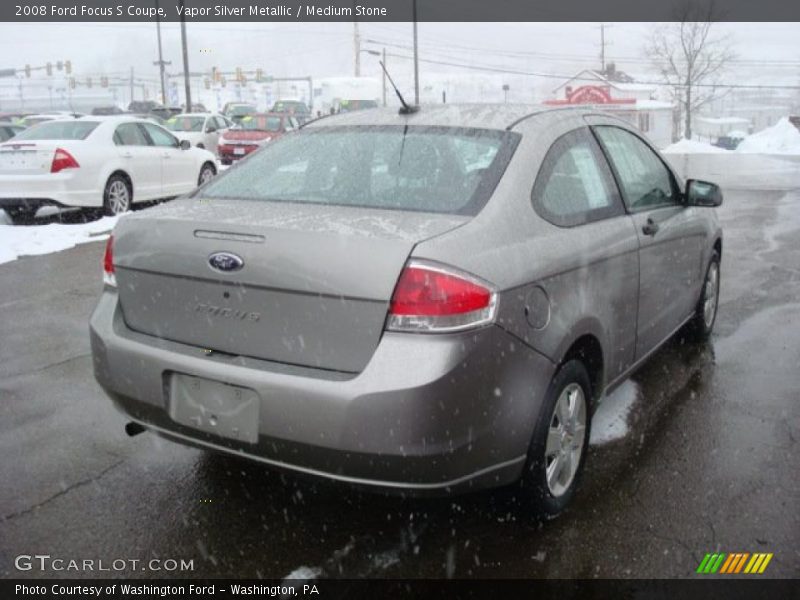 Vapor Silver Metallic / Medium Stone 2008 Ford Focus S Coupe