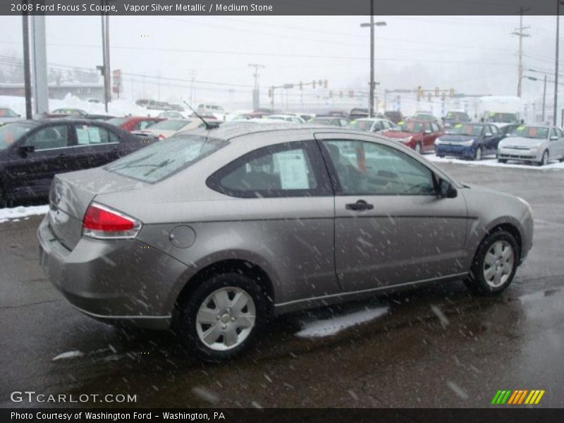 Vapor Silver Metallic / Medium Stone 2008 Ford Focus S Coupe