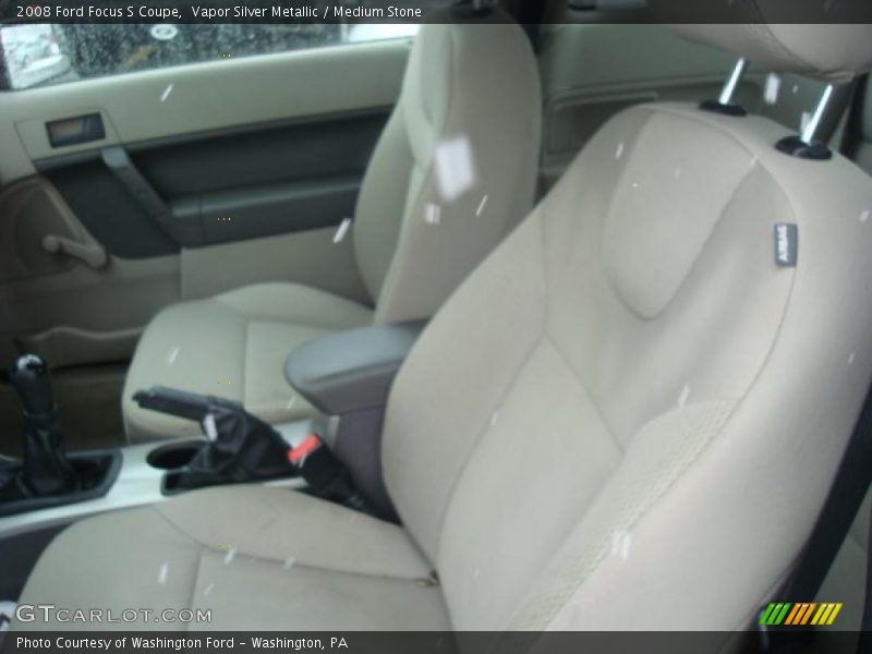 Vapor Silver Metallic / Medium Stone 2008 Ford Focus S Coupe