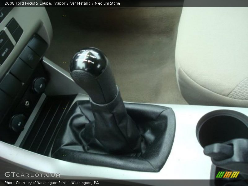 Vapor Silver Metallic / Medium Stone 2008 Ford Focus S Coupe