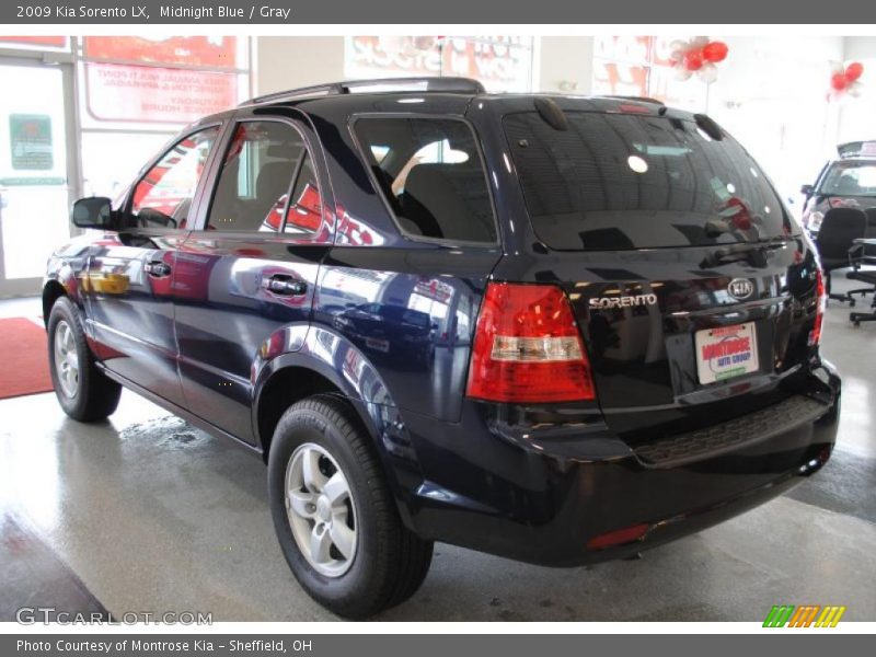 Midnight Blue / Gray 2009 Kia Sorento LX