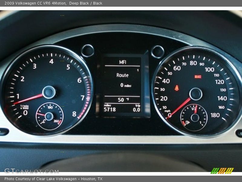 Deep Black / Black 2009 Volkswagen CC VR6 4Motion
