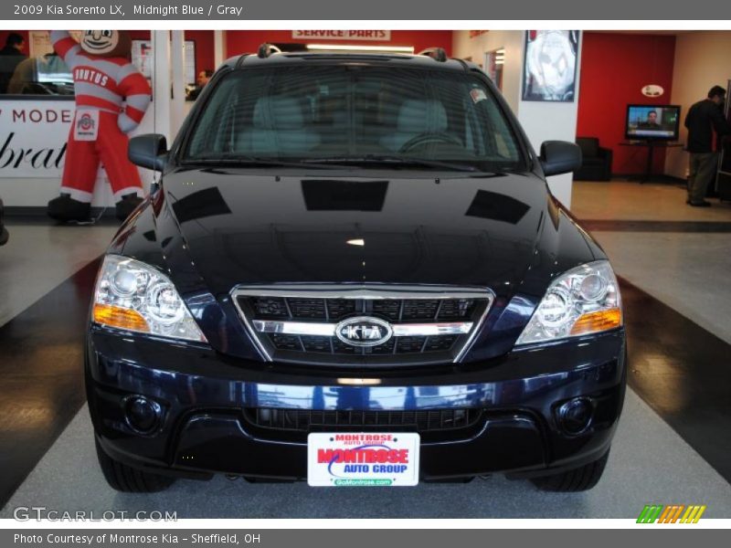 Midnight Blue / Gray 2009 Kia Sorento LX