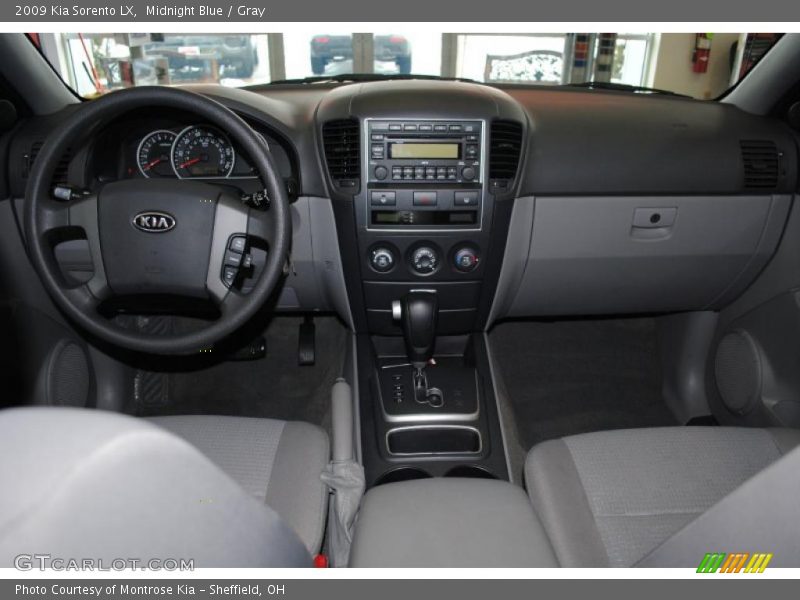 Midnight Blue / Gray 2009 Kia Sorento LX