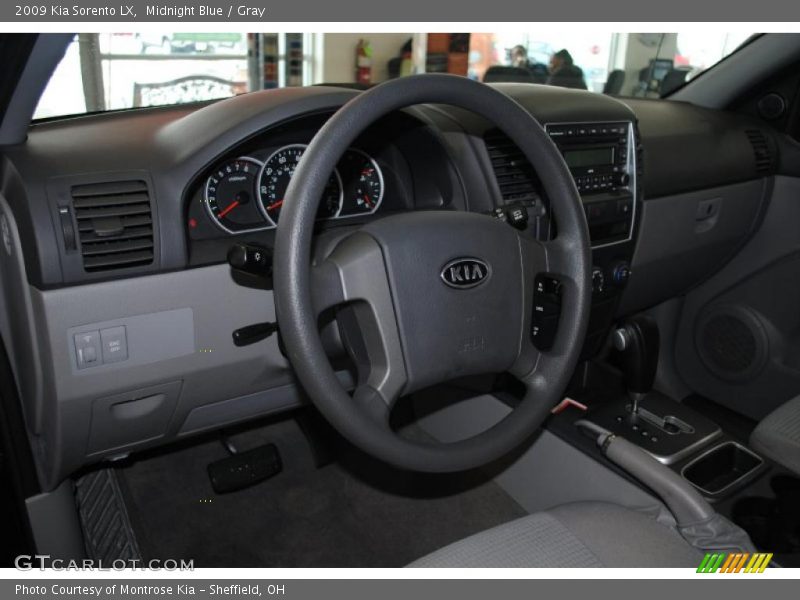 Midnight Blue / Gray 2009 Kia Sorento LX