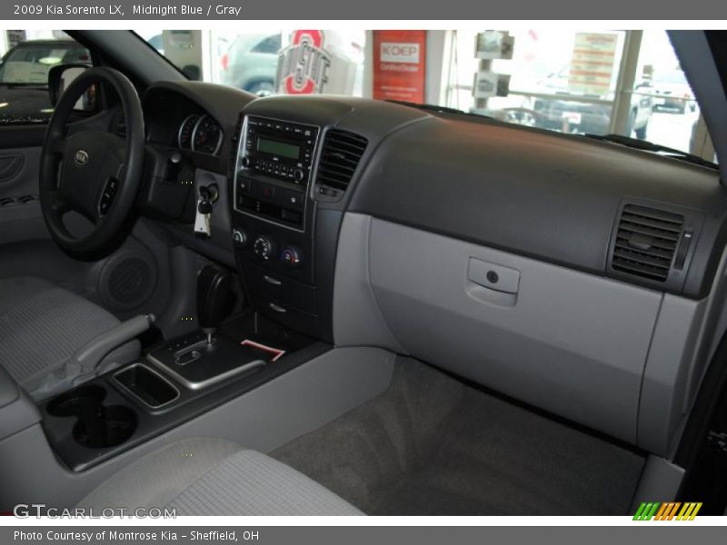 Midnight Blue / Gray 2009 Kia Sorento LX