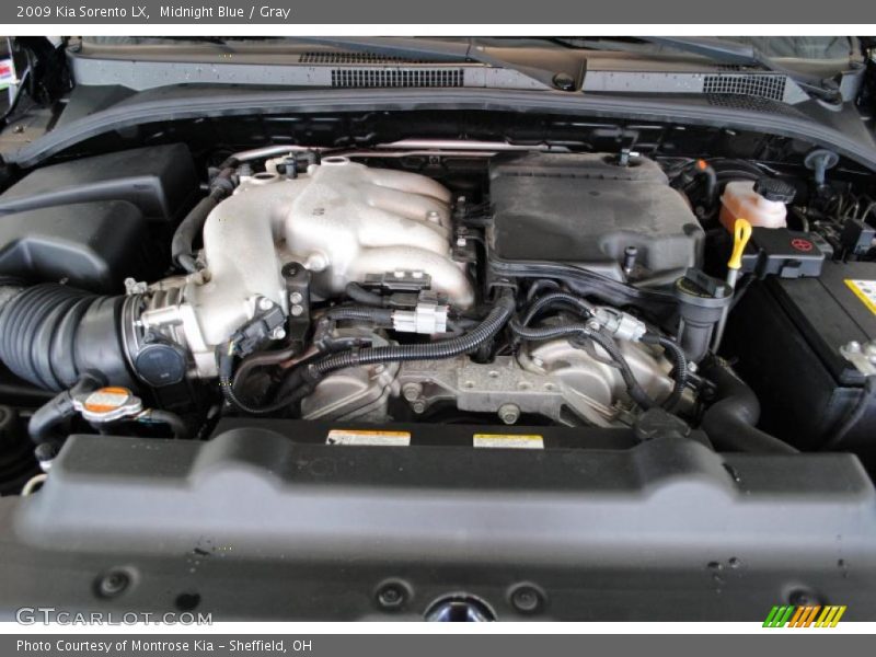 Midnight Blue / Gray 2009 Kia Sorento LX