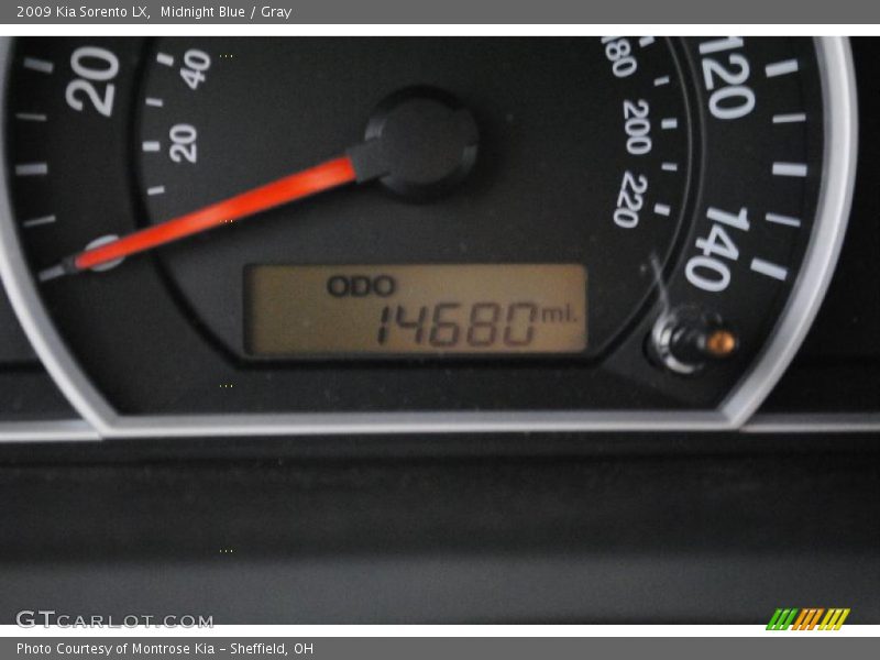 Midnight Blue / Gray 2009 Kia Sorento LX