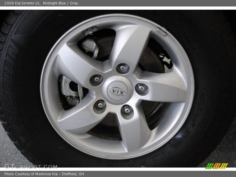 Midnight Blue / Gray 2009 Kia Sorento LX