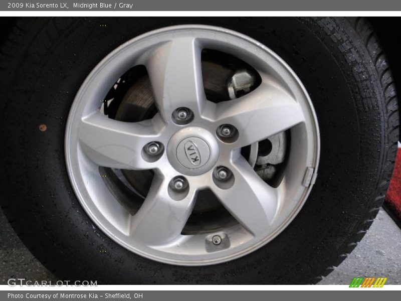 Midnight Blue / Gray 2009 Kia Sorento LX