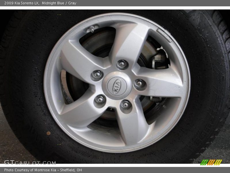 Midnight Blue / Gray 2009 Kia Sorento LX