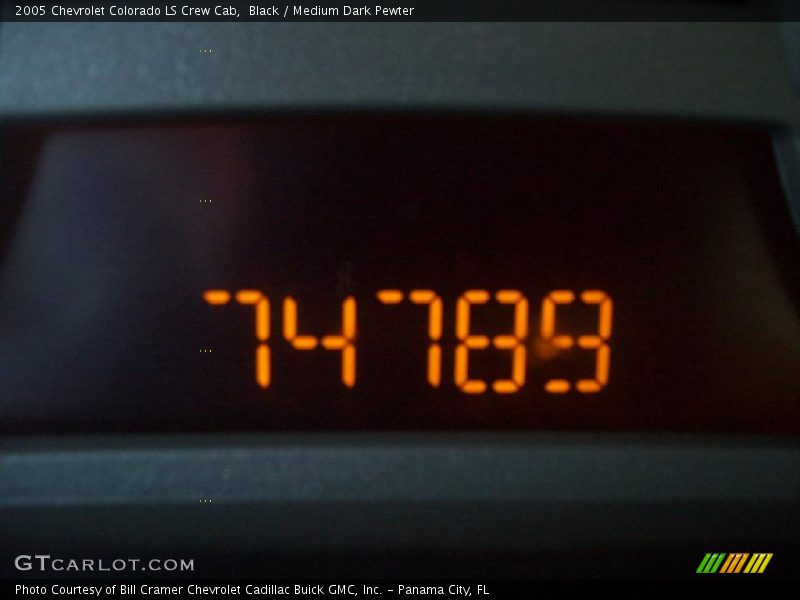 Black / Medium Dark Pewter 2005 Chevrolet Colorado LS Crew Cab