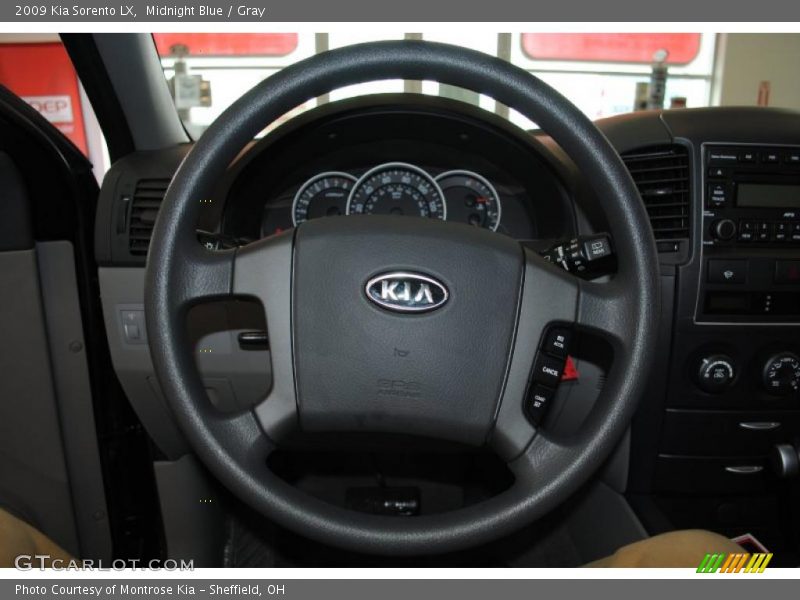 Midnight Blue / Gray 2009 Kia Sorento LX