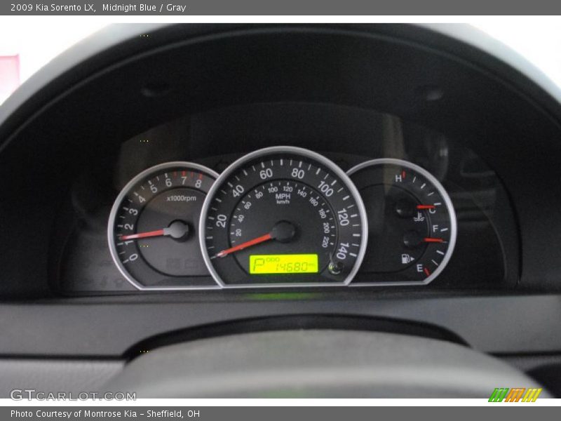 Midnight Blue / Gray 2009 Kia Sorento LX