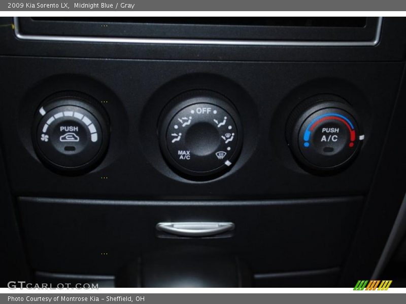 Midnight Blue / Gray 2009 Kia Sorento LX