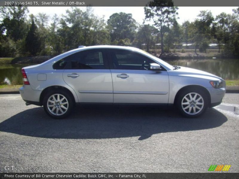 Silver Metallic / Off-Black 2007 Volvo S40 T5