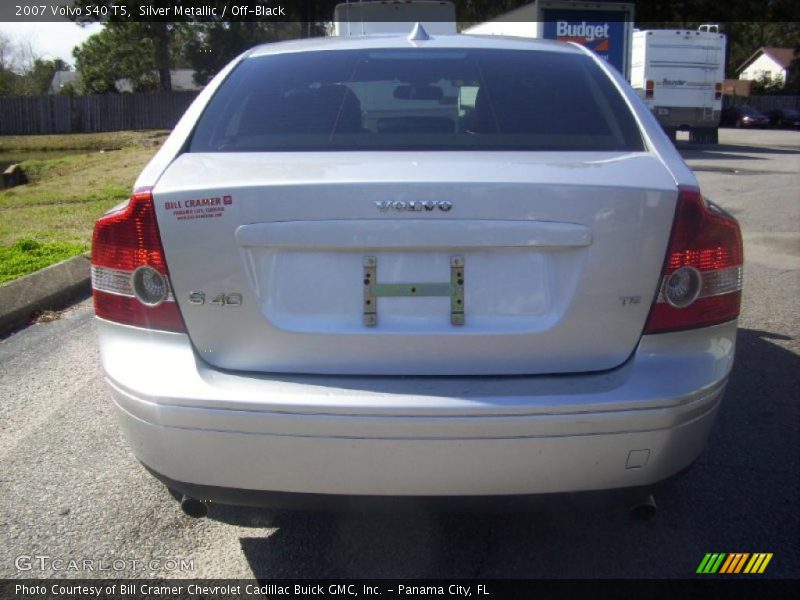 Silver Metallic / Off-Black 2007 Volvo S40 T5