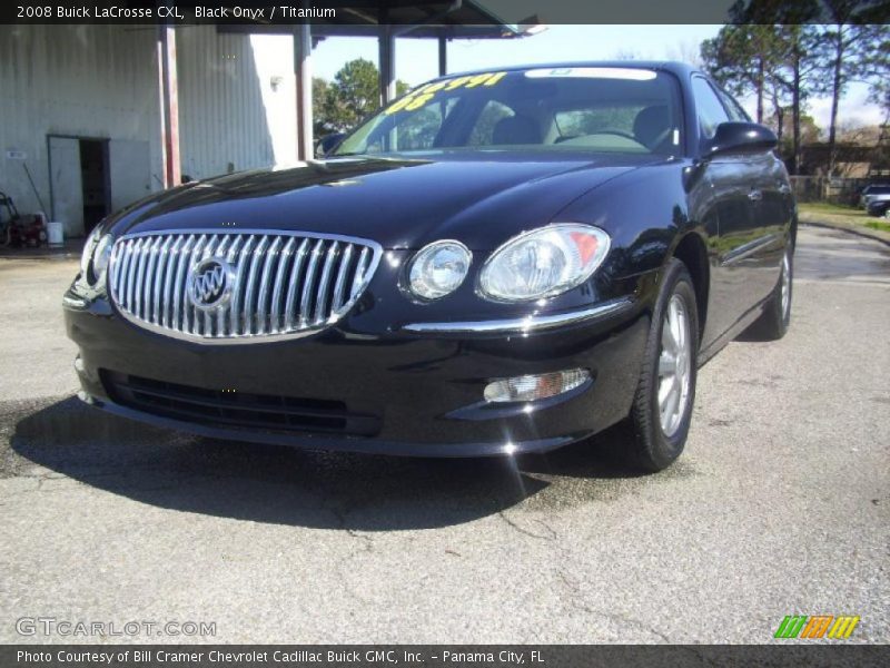 Black Onyx / Titanium 2008 Buick LaCrosse CXL