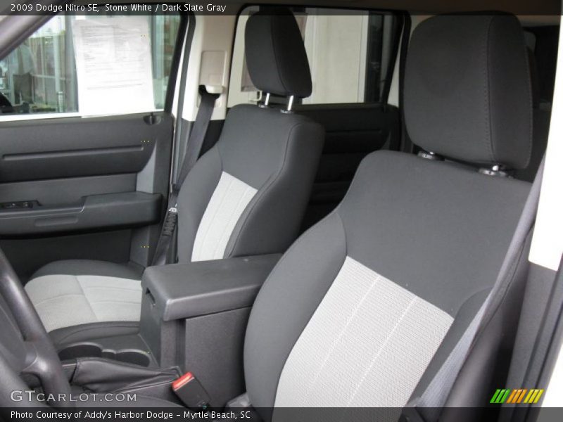 Stone White / Dark Slate Gray 2009 Dodge Nitro SE