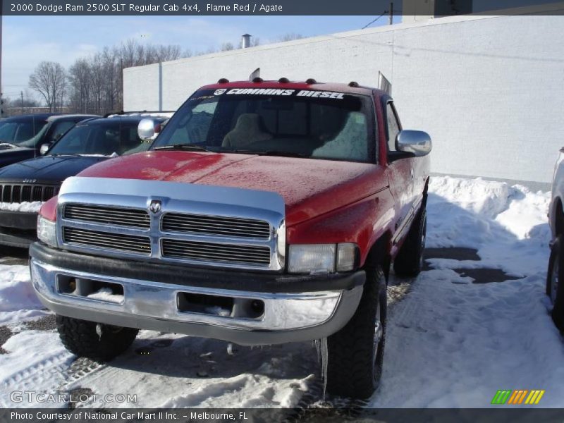 Flame Red / Agate 2000 Dodge Ram 2500 SLT Regular Cab 4x4