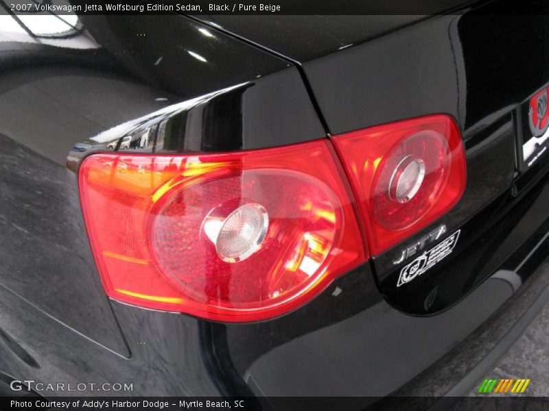 Black / Pure Beige 2007 Volkswagen Jetta Wolfsburg Edition Sedan