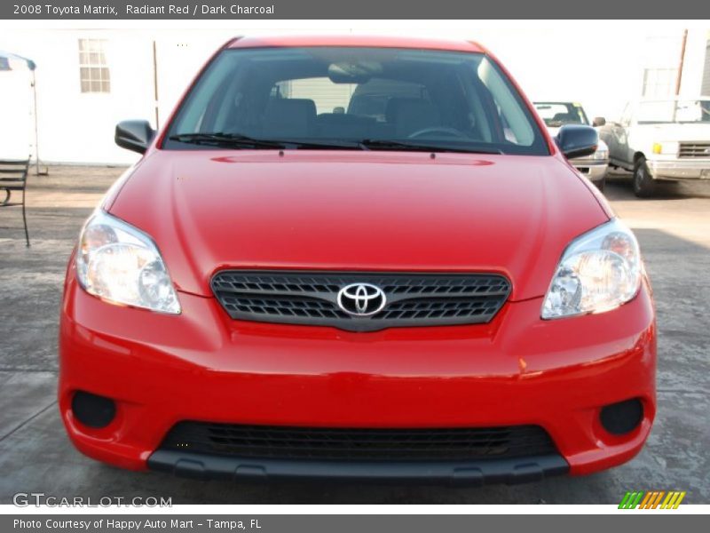 Radiant Red / Dark Charcoal 2008 Toyota Matrix