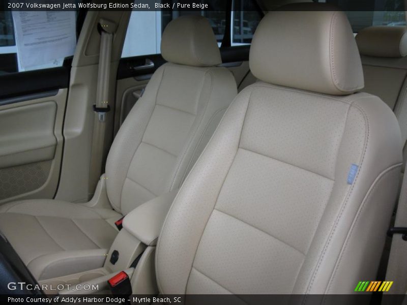 Black / Pure Beige 2007 Volkswagen Jetta Wolfsburg Edition Sedan