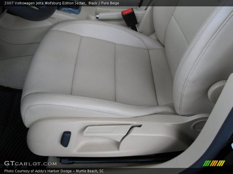 Black / Pure Beige 2007 Volkswagen Jetta Wolfsburg Edition Sedan