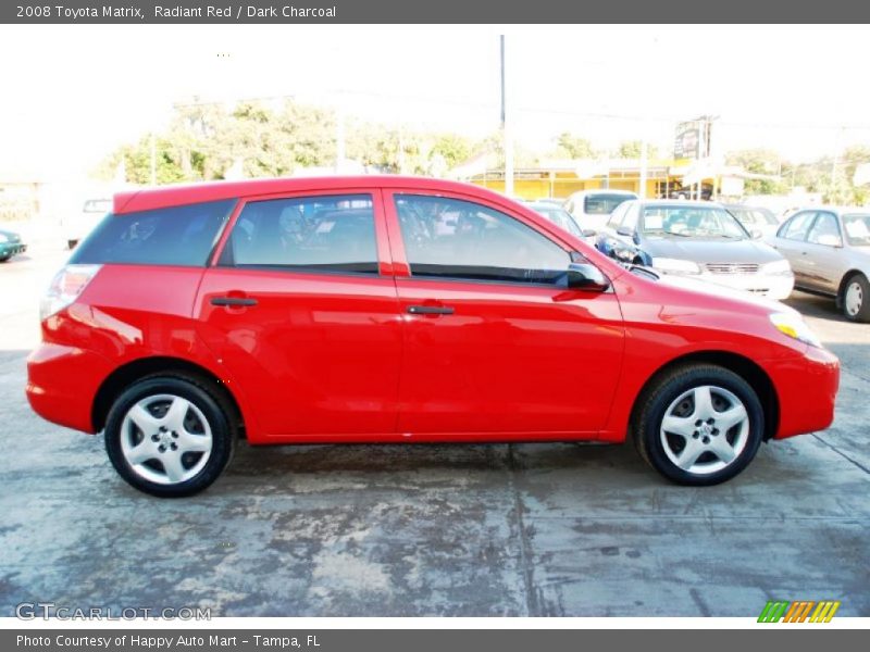 Radiant Red / Dark Charcoal 2008 Toyota Matrix