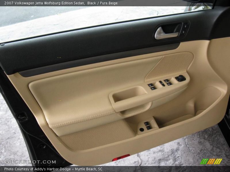 Black / Pure Beige 2007 Volkswagen Jetta Wolfsburg Edition Sedan