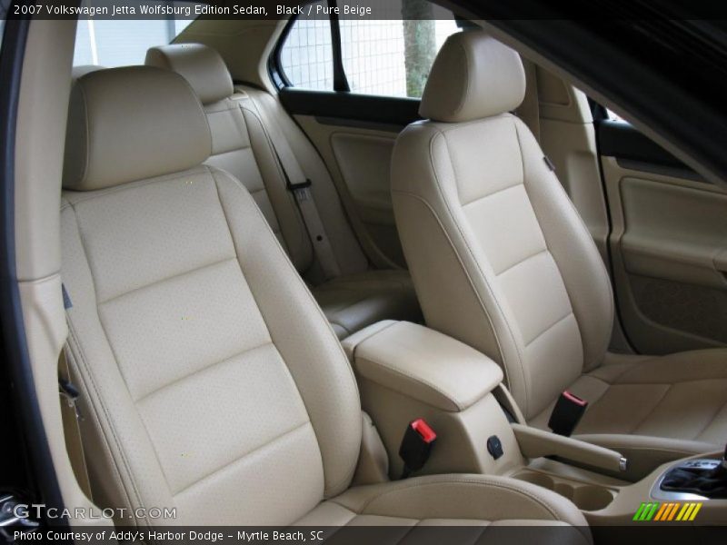 Black / Pure Beige 2007 Volkswagen Jetta Wolfsburg Edition Sedan