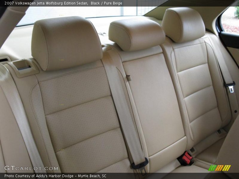 Black / Pure Beige 2007 Volkswagen Jetta Wolfsburg Edition Sedan