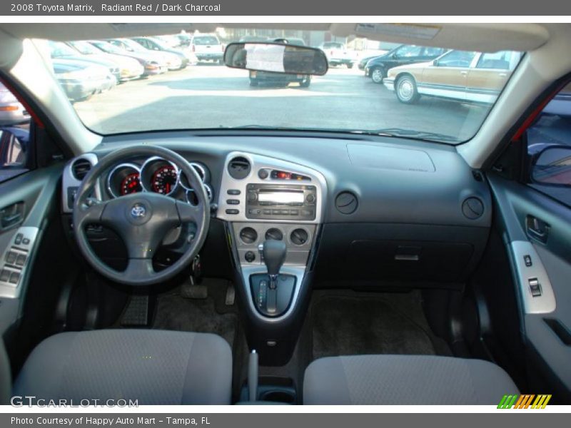 Radiant Red / Dark Charcoal 2008 Toyota Matrix