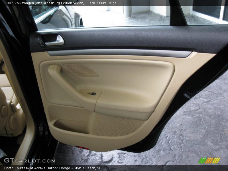 Black / Pure Beige 2007 Volkswagen Jetta Wolfsburg Edition Sedan
