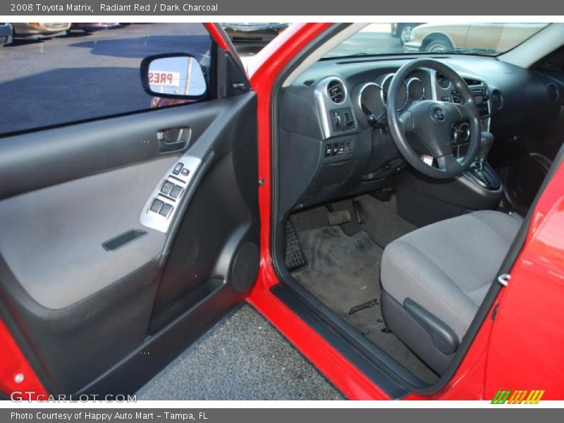 Radiant Red / Dark Charcoal 2008 Toyota Matrix