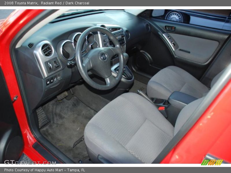 Radiant Red / Dark Charcoal 2008 Toyota Matrix