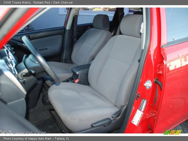 Radiant Red / Dark Charcoal 2008 Toyota Matrix