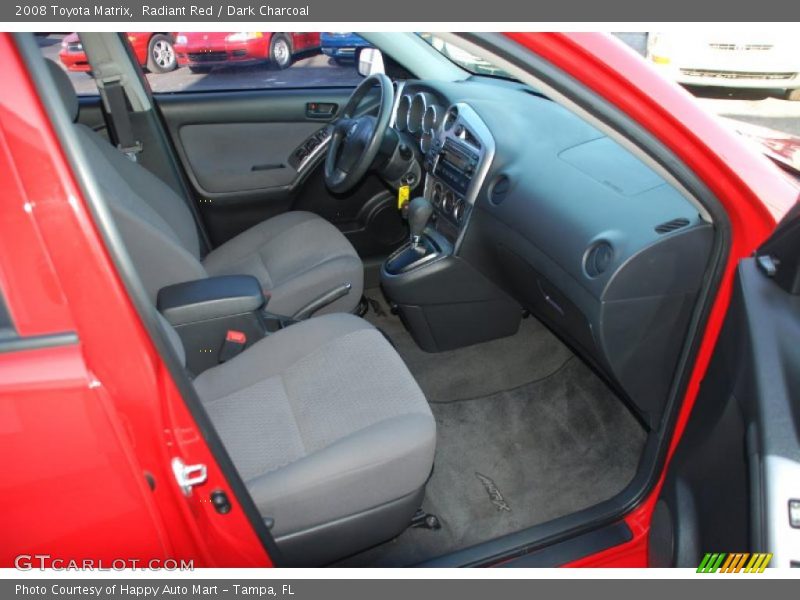 Radiant Red / Dark Charcoal 2008 Toyota Matrix