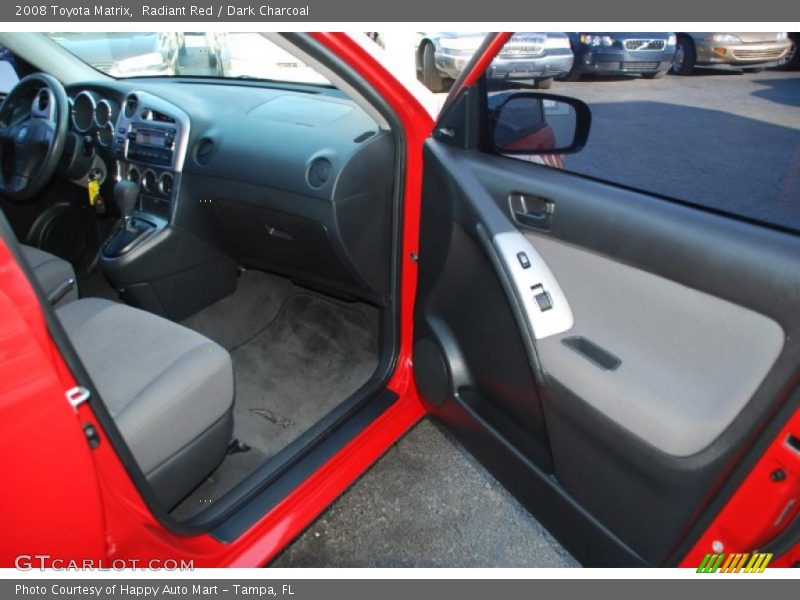 Radiant Red / Dark Charcoal 2008 Toyota Matrix