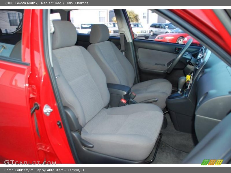 Radiant Red / Dark Charcoal 2008 Toyota Matrix