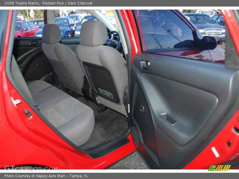 Radiant Red / Dark Charcoal 2008 Toyota Matrix