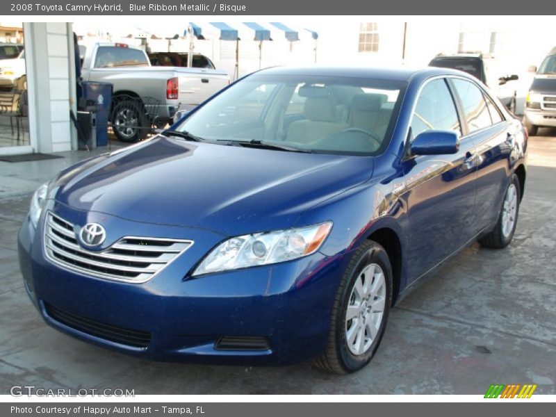 Blue Ribbon Metallic / Bisque 2008 Toyota Camry Hybrid