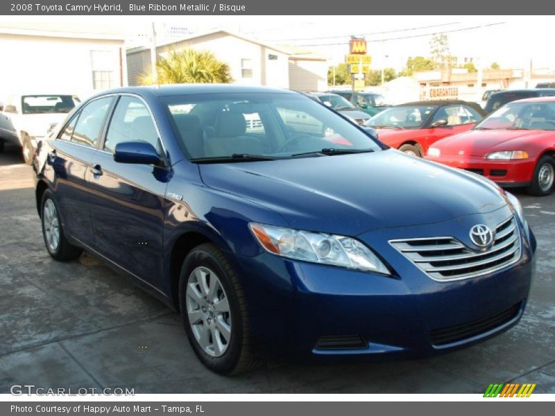 Blue Ribbon Metallic / Bisque 2008 Toyota Camry Hybrid