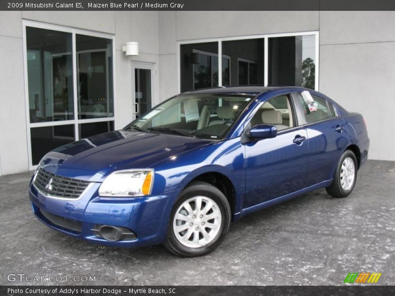 Maizen Blue Pearl / Medium Gray 2009 Mitsubishi Galant ES