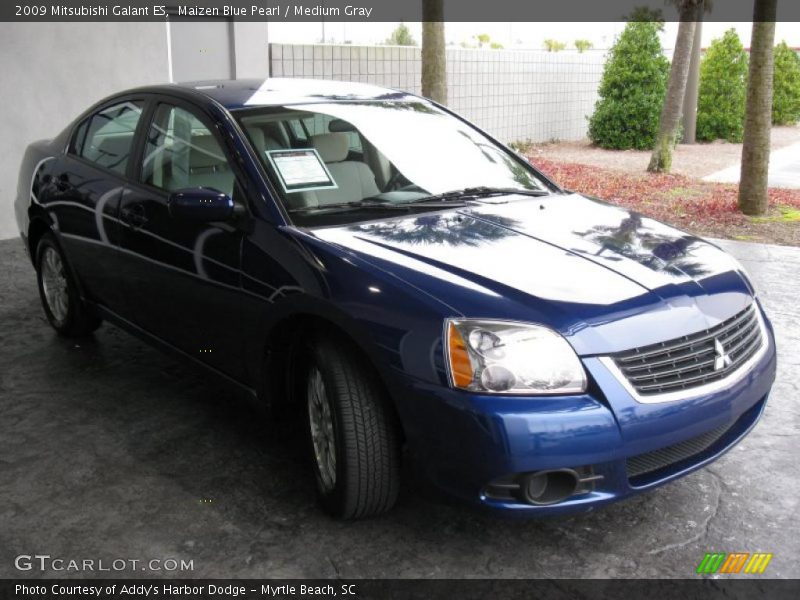 Maizen Blue Pearl / Medium Gray 2009 Mitsubishi Galant ES