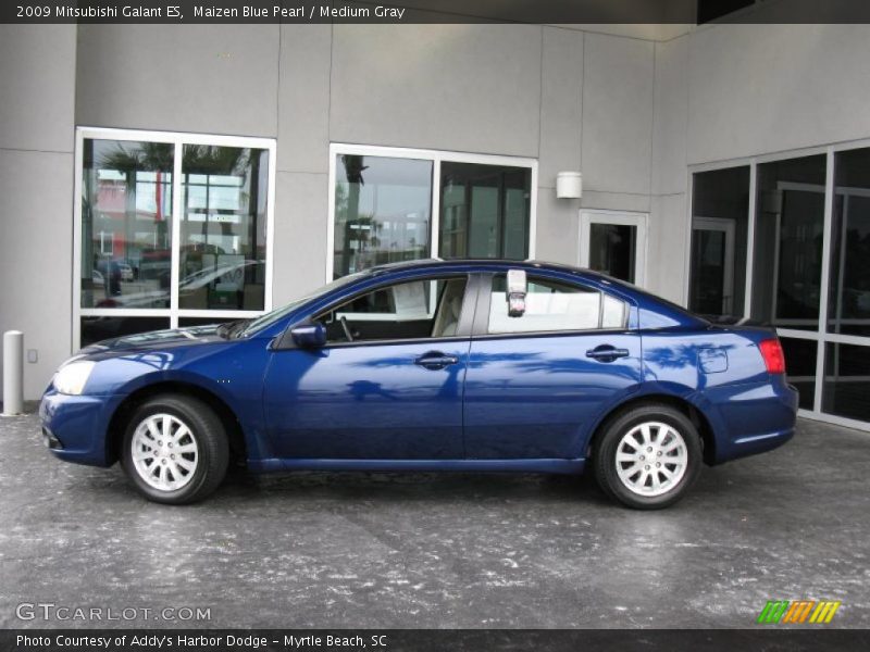 Maizen Blue Pearl / Medium Gray 2009 Mitsubishi Galant ES
