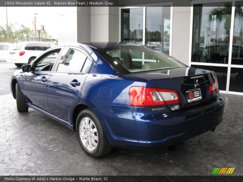 Maizen Blue Pearl / Medium Gray 2009 Mitsubishi Galant ES