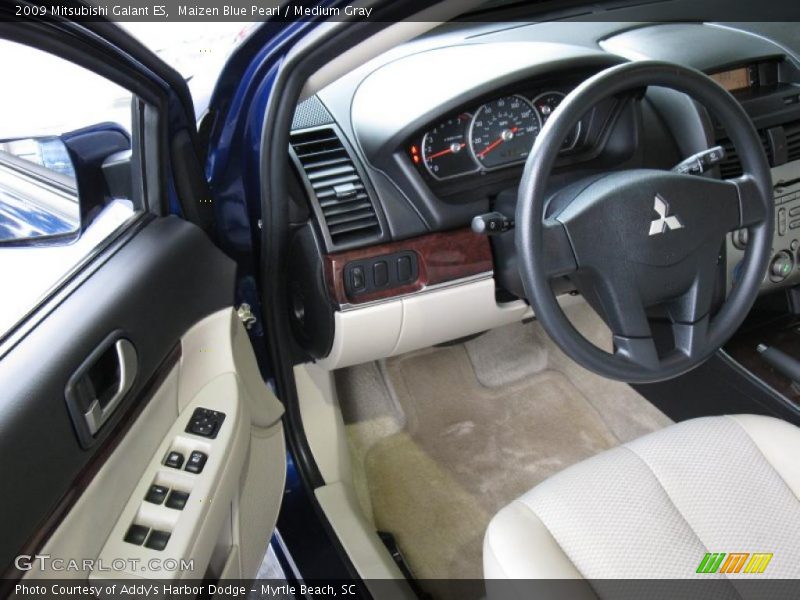 Maizen Blue Pearl / Medium Gray 2009 Mitsubishi Galant ES