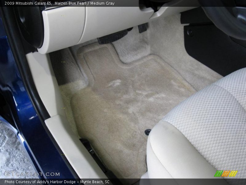 Maizen Blue Pearl / Medium Gray 2009 Mitsubishi Galant ES