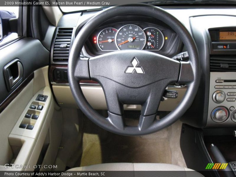 Maizen Blue Pearl / Medium Gray 2009 Mitsubishi Galant ES
